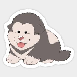 pudgy puppy 4 Sticker